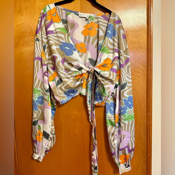 ASOS Curve satin two piece - retro chic - size 18 / 20 - Picture 3 of 5